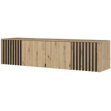 NELLY NAD 4D Papildus skapis (ozols artisan/melna 