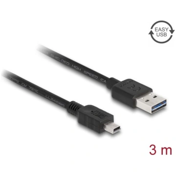 Delock Cable EASY-USB 2.0 Type-A male > USB 2.0 Ty