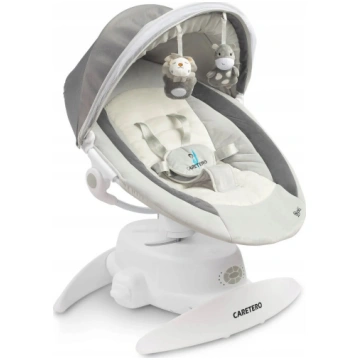 Bērnu šūpuļkrēsls Caretero Opti grey — pārnēsājams