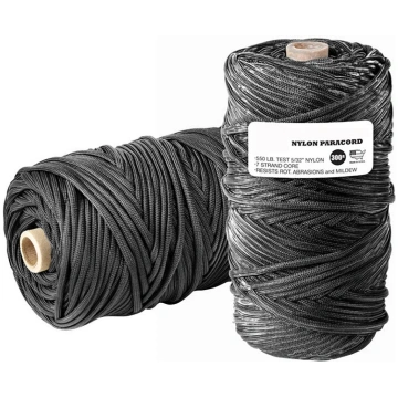 Vads 550 Paracord 90 m Juodas . Rothco
