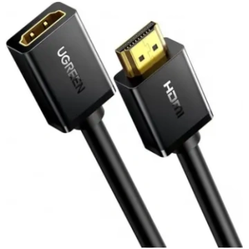 HDMI Male to Female Cable 3m Black Ugreen