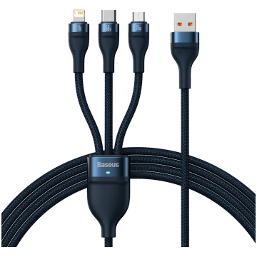 Baseus 3in1 Flash Series USB Kabelis 1.2m CASS0400