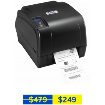 TSC Desktop Thermal Transfer Bar Code Printer
