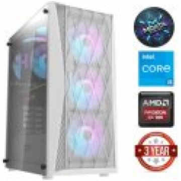 MDATA GAMING i5-14400F 32GB 4TB SSD RX580 NoOS Whi