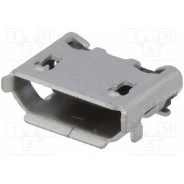 Connector: USB A mini; socket; SMT; angled 90°; US