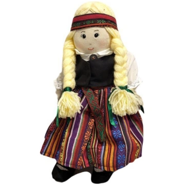 Šūtā tautiskā lelle "Ieva"