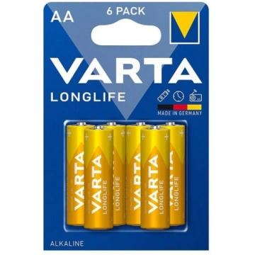 Varta Longlife LR06 elementi, 6 gab