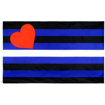 LGBT karogs / Gay Leather Pride flag, 150x90 cm