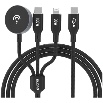 Dudao A12Max+ 3-in-1 kabelis USB-C uz USB-C / Ligh