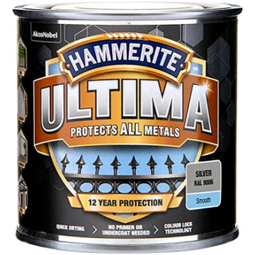 Hammerite Hammerite Ultima Metalmaling - Sølv - RA