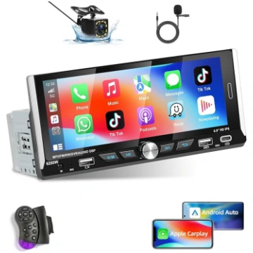 Podofo Bezvadu Carplay auto radio ar Android Car,