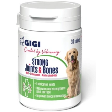 Gigi uztura bagātinātājs suņiem, tabletēs Strong J