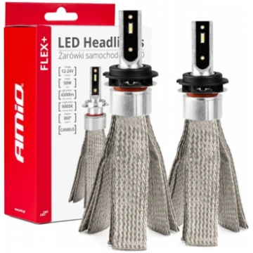 LED auto spuldzes FLEX+ Series H7-6 canbus 6000K 1