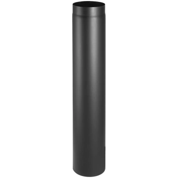 Melno dūmvadu caurule Parkanex D120 mm, 250 mm