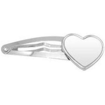 Heart shaped hair-clip Sublimation Thermal Transfe