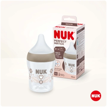 NUK 10215014 Perfect Match pudele ar temperatūras 