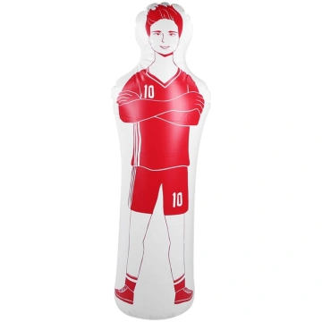 Piepūšamais futbola manekens, 160 cm, sarkans, vār