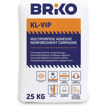 Līme siltināšanas sistēmu Briko Universal KL-VIP, 
