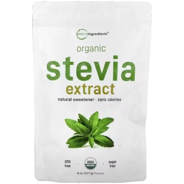 Micro Ingredients, Organic Stevia Extract, 8 oz (2