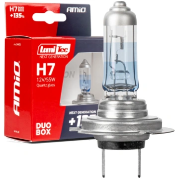 Auto spuldze NEXT GENERATION +135% H7 55W 12V 2gab