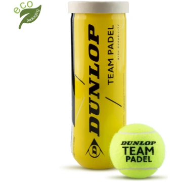 Padel tennis balls DUNLOP TEAM PADEL 3 pet | 620DN