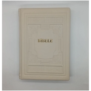 Bībele JT, liela, krēmkrāsas ādas vāki [3]