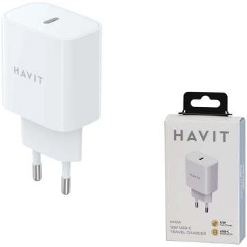 Havit UC12W Type-C tīkla lādētājs