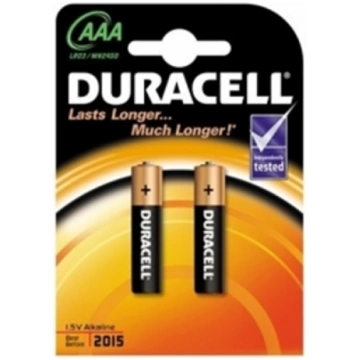 Baterijas Duracell AAA Alkaline 2pack 500039407713