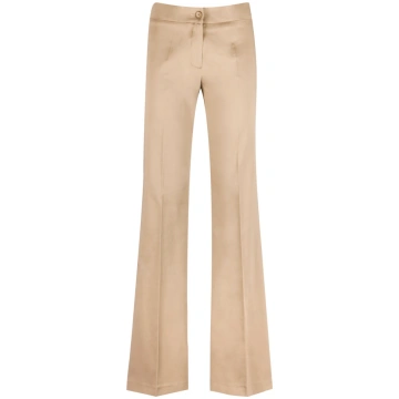 Pantalone in rasatello a zampa RADURA - PIETRA / 5
