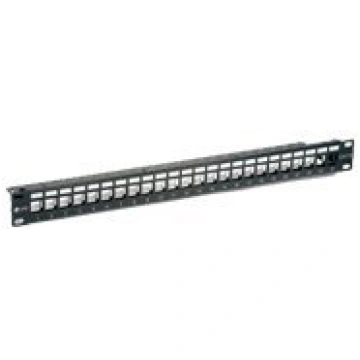 equip patch panel with cable management - 1U - 19"