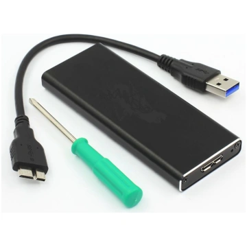 MicroStorage USB3.0 to mSATA enclosure support 50m