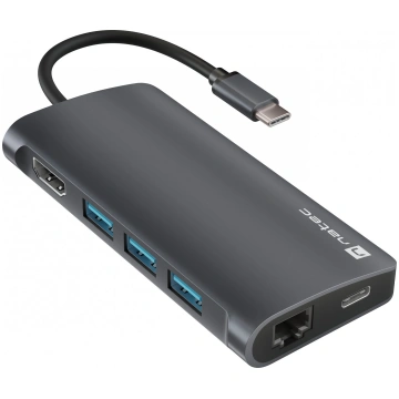 MULTIPORT ADAPTER NATEC FOWLER 2 V2 USB-C 8IN1 HUB