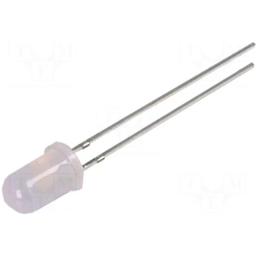 LED | white warm | 5mm | 1120÷1560mcd | 30° | Fron