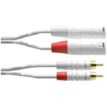 Cordial 2 x RCA/2 x XLR, 1.5 m audio cable, 2 XLR 