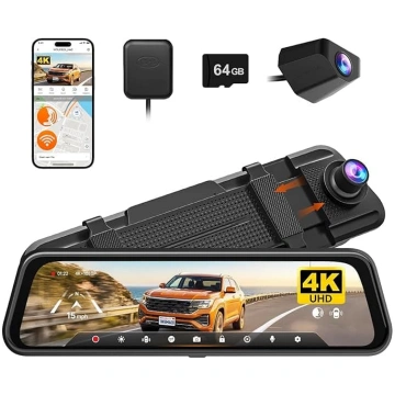 WOLFBOX M40 10 collu atpakaļskata kameras spogulis