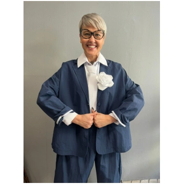 GIACCA MAYA - Blu navy / Taglia unica
