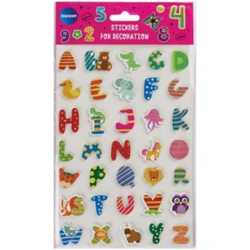 Dekoratīvas uzlīmes 3D EVA “Alphabet” 86690 403096