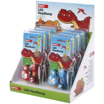 Emos Priekšējais lukturis - Dino, 2× CR2032, 8 gab