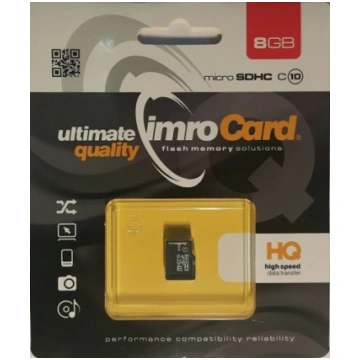 IMRO 10/8G memory card 8 GB MicroSDHC Class 10 10/