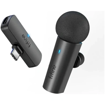 Fifine M6 USB-C bezvadu mikrofons blogam | podkast