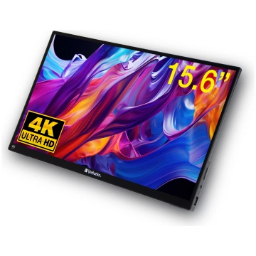 Verbatim - PMT-15 4K Portable Touchscreen Monitor 