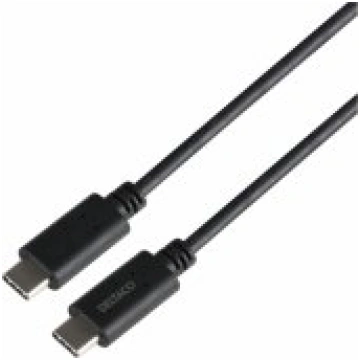 Deltaco USB-C to USB-C USB3.2 Gen2 1m Black USBC-1