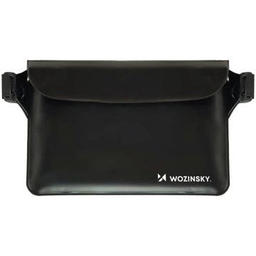 Wozinsky WWS-01 Waterproof PVC Waist Bag - Black