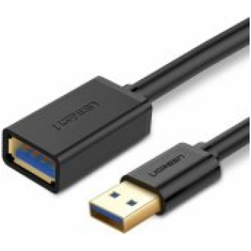 Ugreen USB 3.0 extended cable 3m Black aksesuārs 3
