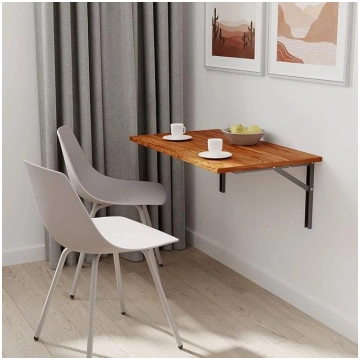 mikon 90 x 60 cm | Folding Wall Table Kitchen Tabl