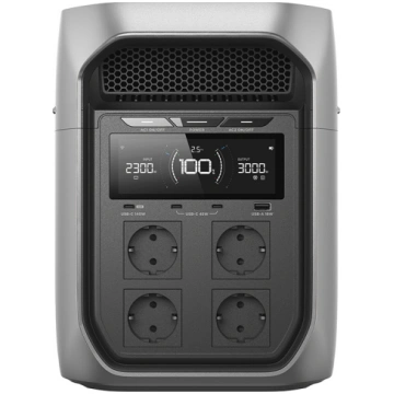 EcoFlow DELTA 3 Max Plus pārnēsājamā uzlādes staci