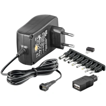 MicroConnect 3-12V Univ. Power Supply including US