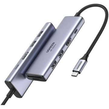 6in1 USB-C daudzfunkcionāls HUB - 2x USB HDMI 4K S