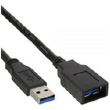 MicroConnect USB3.0 A-A 0.5m M-F Black ( USB3.0AAF
