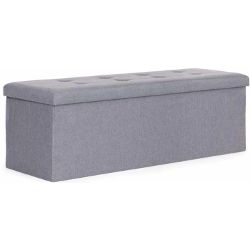 Pufs ModernHome TH-PO-6-4, pelēka krās., 38 cm x 1